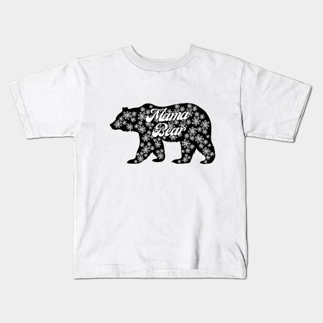 Mama Bear Kids T-Shirt by dooddles